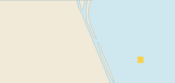 Satellite floating-algae map near Cocoa Beach, Jan 2025 (opens full map image in a new tab)