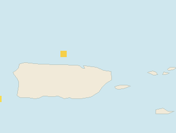 Satellite floating-algae map near San Juan and Isla Verde, Feb 2025 (opens full map image in a new tab)