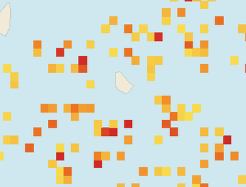 Satellite floating-algae map near South Coast Barbados, Mar 2025 (opens full map image in a new tab)