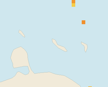Satellite floating-algae map near Curacao West Coast, Jun 2025 (opens full map image in a new tab)