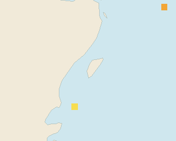 Satellite floating-algae map near Akumal, Dec 2025 (opens full map image in a new tab)