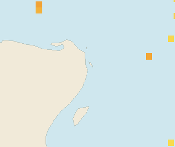 Satellite floating-algae map near Cancun Hotel Zone, Dec 2025 (opens full map image in a new tab)