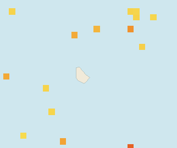 Satellite floating-algae map near Eastern Barbados, Dec 2025 (opens full map image in a new tab)