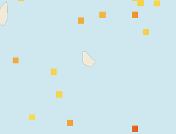 Satellite floating-algae map near South Coast Barbados, Dec 2025 (opens full map image in a new tab)
