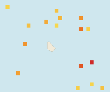 Satellite floating-algae map near Eastern Barbados, Jan 2026 (opens full map image in a new tab)