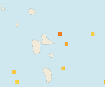 Satellite floating-algae map near Guadeloupe Atlantic Coast, Jan 2026 (opens full map image in a new tab)