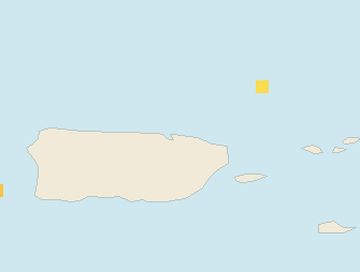 Satellite floating-algae map near San Juan and Isla Verde, Feb 2026 (opens full map image in a new tab)