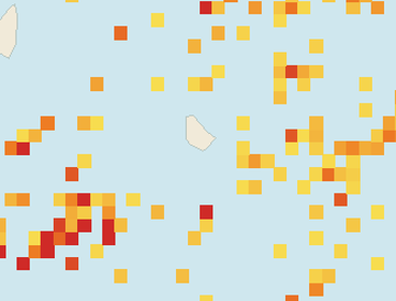 Satellite floating-algae map near South Coast Barbados, Mar 2026 (opens full map image in a new tab)