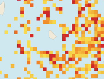 Satellite floating-algae map near South Coast Barbados, Apr 2026 (opens full map image in a new tab)