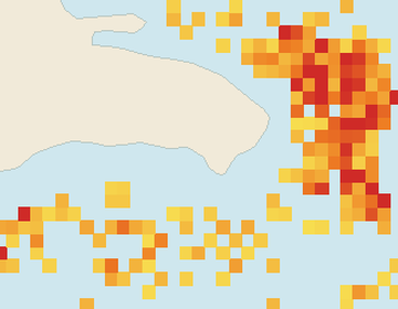Satellite floating-algae map near Bayahibe, May 2026 (opens full map image in a new tab)