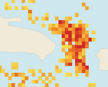 Satellite floating-algae map near Punta Cana and Bavaro, May 2026 (opens full map image in a new tab)