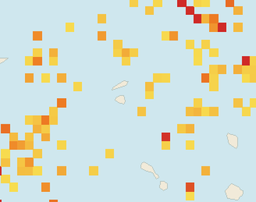 Satellite floating-algae map near St. Maarten, May 2026 (opens full map image in a new tab)