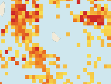Satellite floating-algae map near South Coast Barbados, Jun 2026 (opens full map image in a new tab)