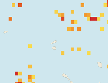 Satellite floating-algae map near Anguilla, Sep 2026 (opens full map image in a new tab)