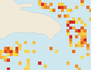 Satellite floating-algae map near Bayahibe, Sep 2026 (opens full map image in a new tab)