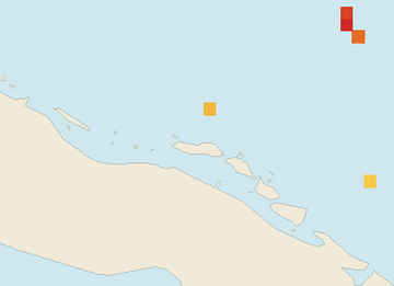 Satellite floating-algae map near Cayo Coco, Sep 2026 (opens full map image in a new tab)
