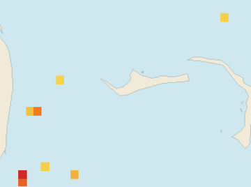 Satellite floating-algae map near Grand Bahama, Sep 2026 (opens full map image in a new tab)