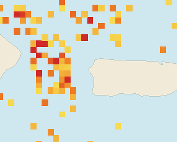 Satellite floating-algae map near Rincon, Sep 2026 (opens full map image in a new tab)